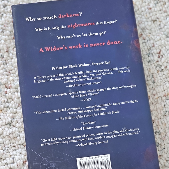 Black Widow Red Vengeance Book - Picture 2 of 4